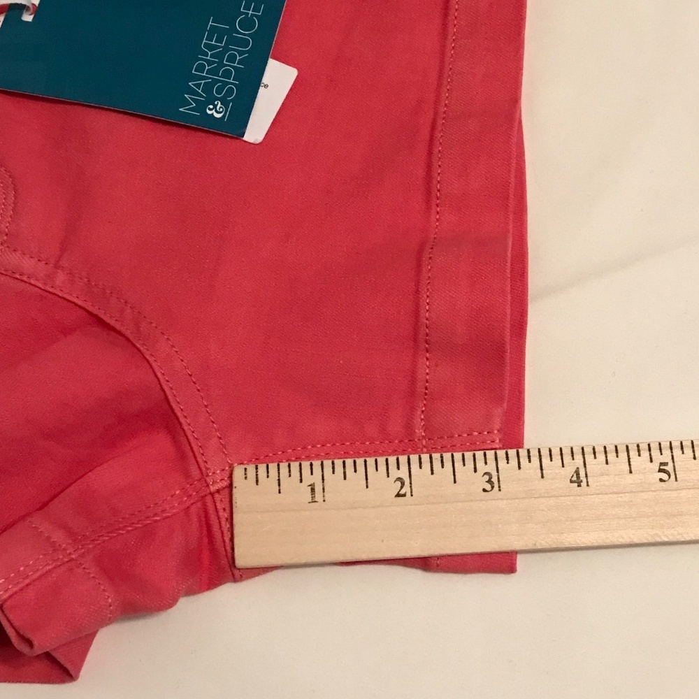 MARKET & SPRUCE Pink Shorts Dylan Women’s Size 12 NWT - Picture 11 of 16